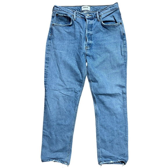 AGOLDE Los Angeles Jeans Size 28 Denim Light Washed - Picture 1 of 8